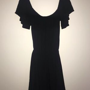 H&M Off The Shoulder Black Romper